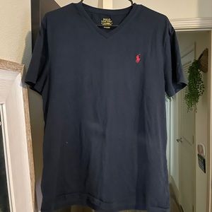 Blue Ralph Lauren V-Neck